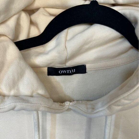 OWN/U luxury oversized hoodie. Cream in Colour. Size med. new condition. - Picture 3 of 9